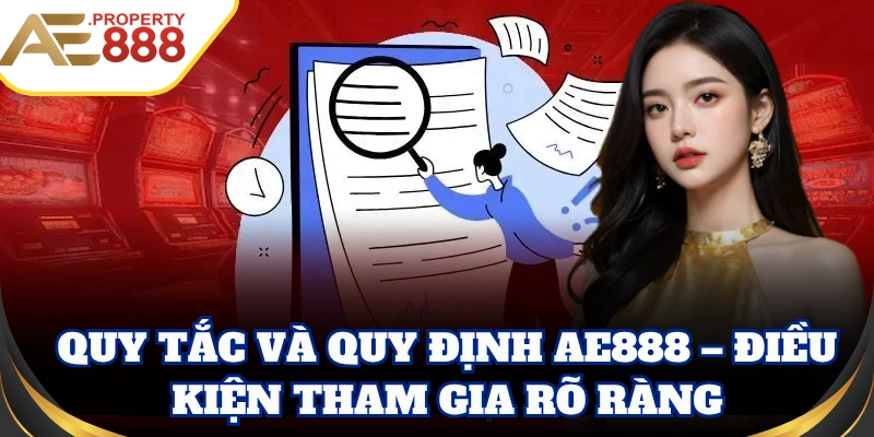 Quy Tắc Và Quy Định AE888 – Điều kiện tham gia rõ ràng